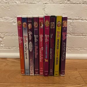 Old Barbie DVDs (9 Total)